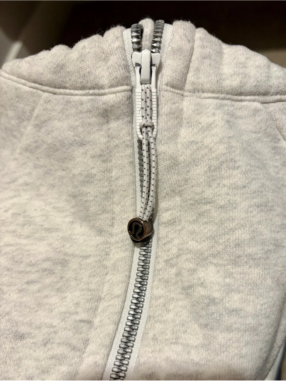 Lululemon Scuba Hoodie IV Full Zip Classic Fleece Heathered Core Ultra Light Gre